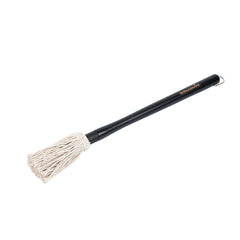 Chef 101 Cotton BBQ Basting Mop - with Black Wooden Handle, Replaceable Head - 18