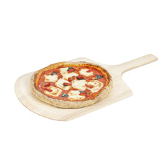 Pizzaly Natural Pinewood Tapered Pizza Peel - with 8