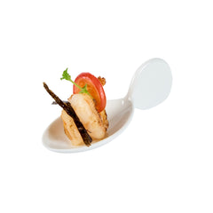 Chef 101 Fish White Porcelain Spoon - 4