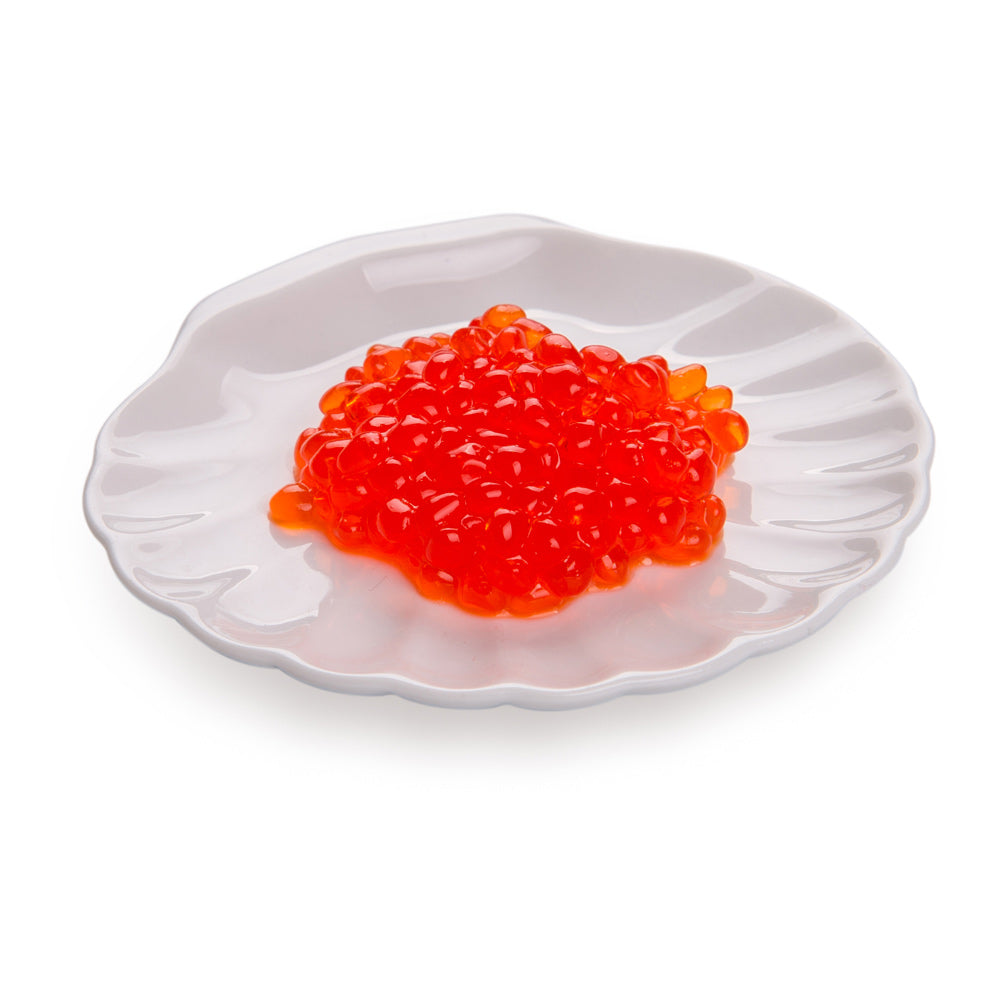 Chef 101 Shell White Porcelain Mini Shell Plate - 3" x 3" - 10 count box