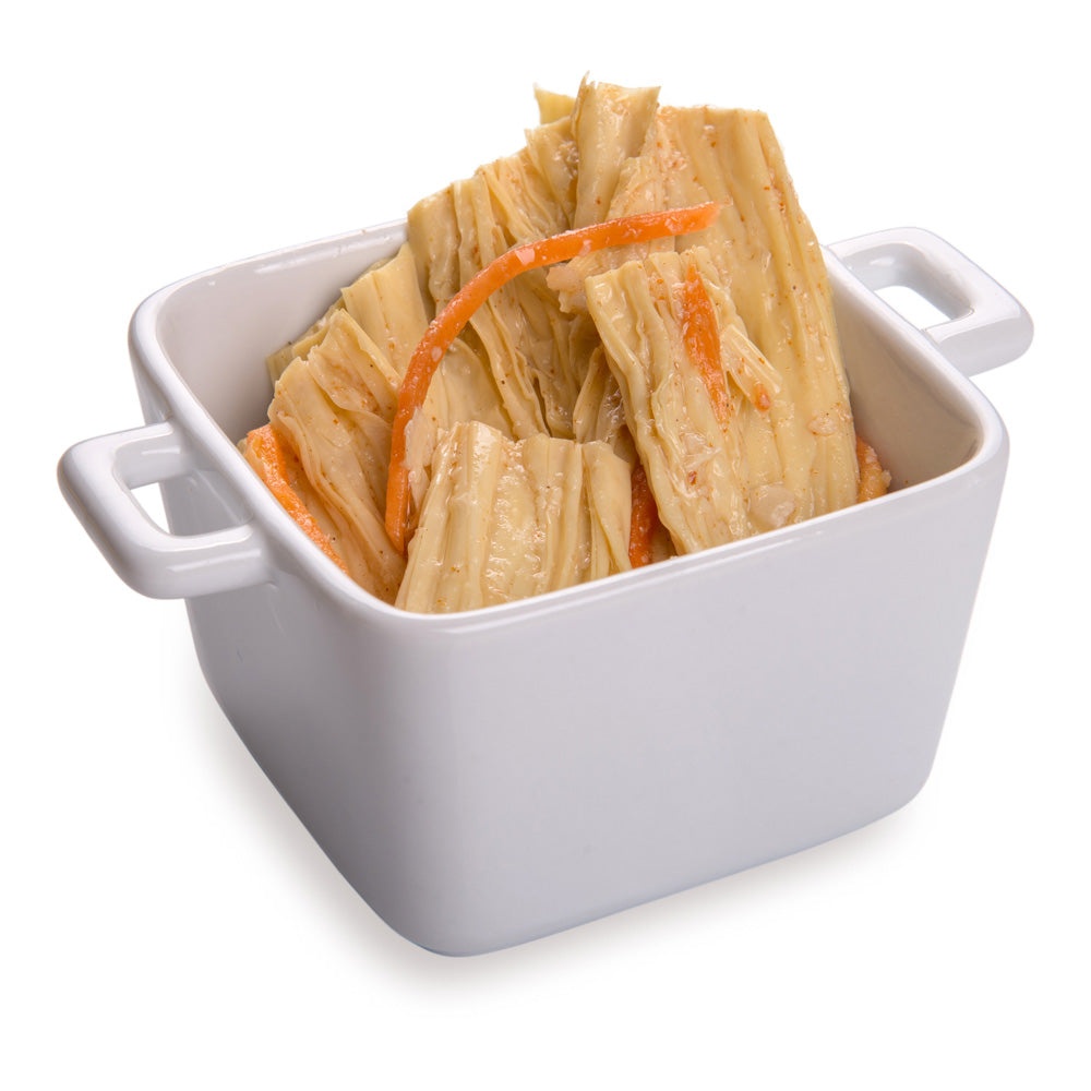 Chef 101 7 oz Square White Porcelain Mini Casserole Dish - 4 1/2" x 3 1/2" x 2" - 10 count box