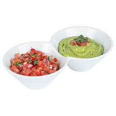 Chef 101 12 oz Round White Porcelain Bowl Set - 9