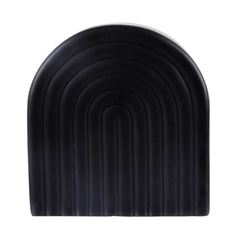 Table Art Black Ceramic Rainbow Vase - 6'' x 2'' x 6 1/4'' - 1 count box
