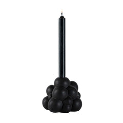 Table Art Black Ceramic Bubble Vase - 5'' x 5'' x 4 1/4'' - 1 count box