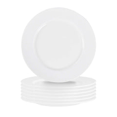 German Standard Round Beige Mesh Embossed Porcelain Salad Plate - 9