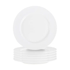 German Standard Round Beige Mesh Embossed Porcelain Dinner Plate - 10 3/4