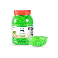 Tea Tek 8.8 lb Jelly Topping - Green Apple Coconut - 1 count box
