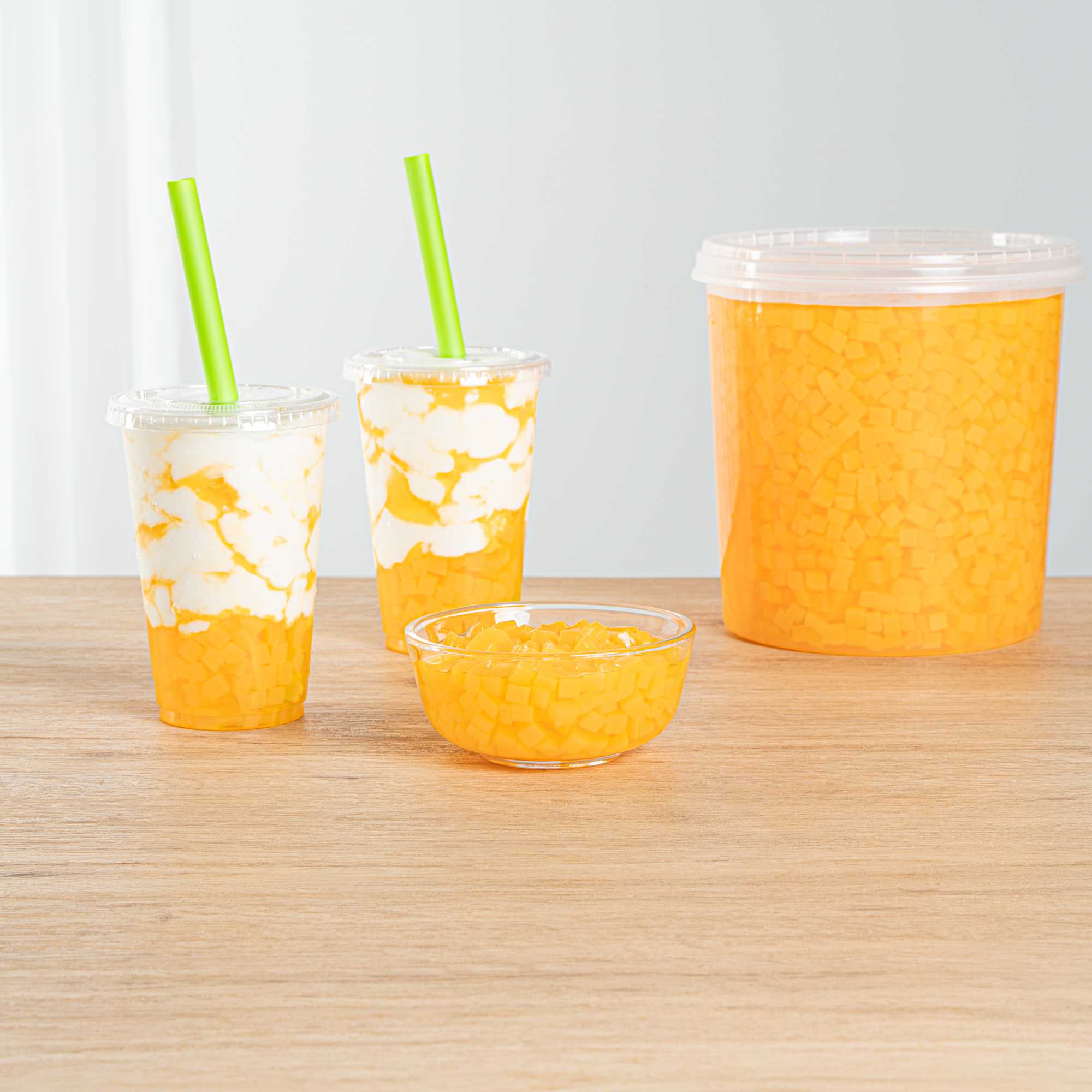 Tea Tek 7.28 lb Jelly Topping - Mango - 1 count box