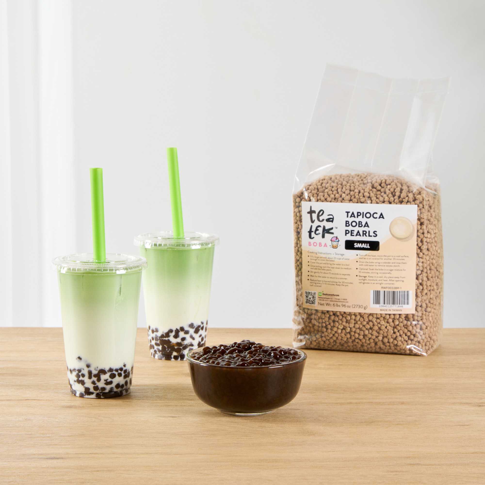Tea Tek 6 lb Tapioca Boba Pearls - Small - 1 count box