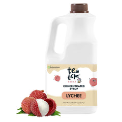 Tea Tek 64 fl. oz Lychee Concentrated Syrup - 6 count box