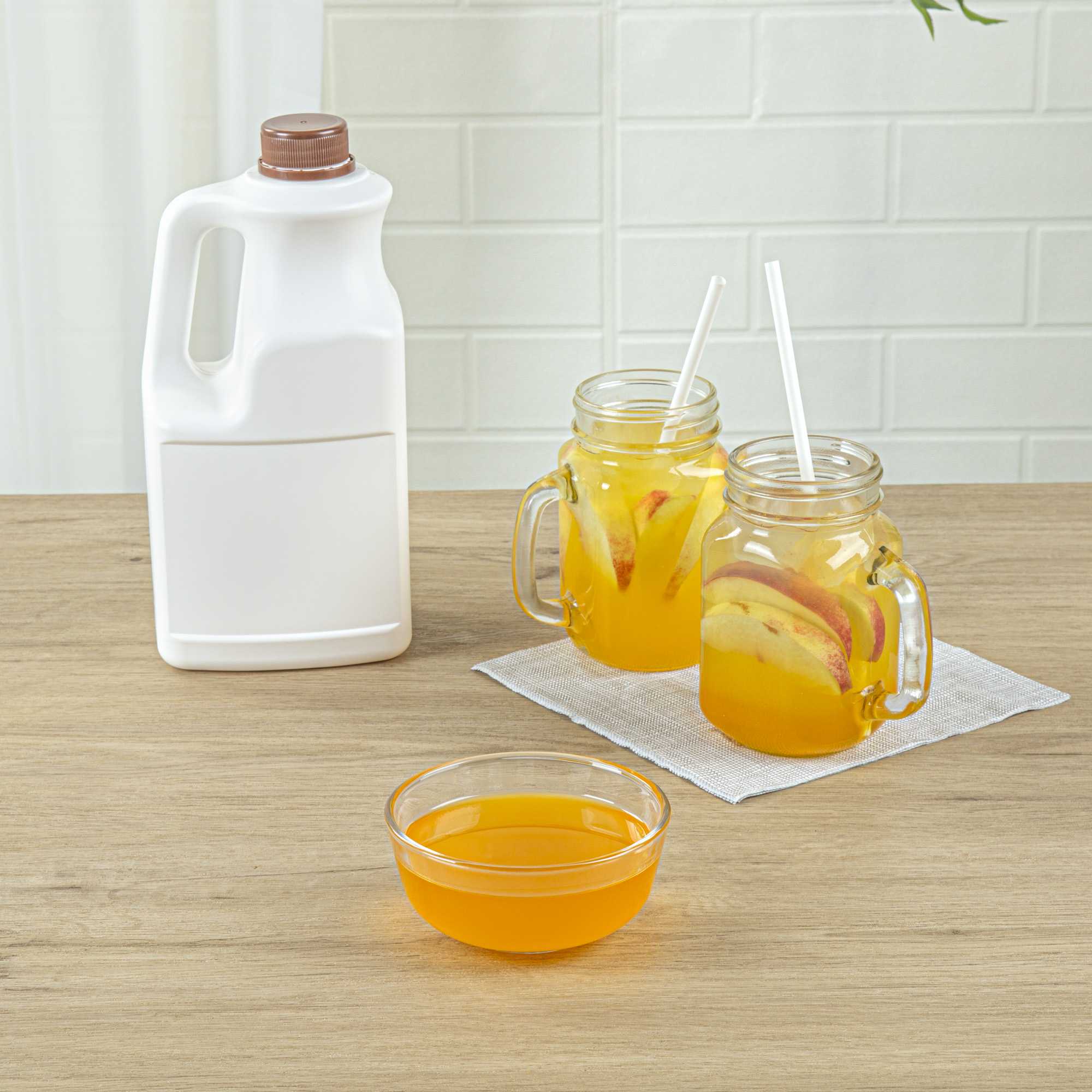 Tea Tek 64 fl. oz Peach Concentrated Syrup - 1 count box