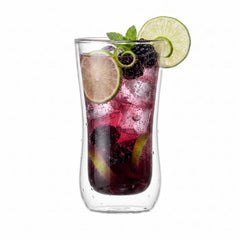 Forma Professional 10 oz Round Glass Beverage Glass - Double Wall - 3
