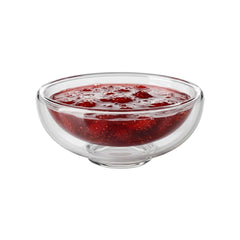 Forma Professional 1 oz Round Glass Amuse Bouche Tasting Cup - Double Wall - 2 3/4