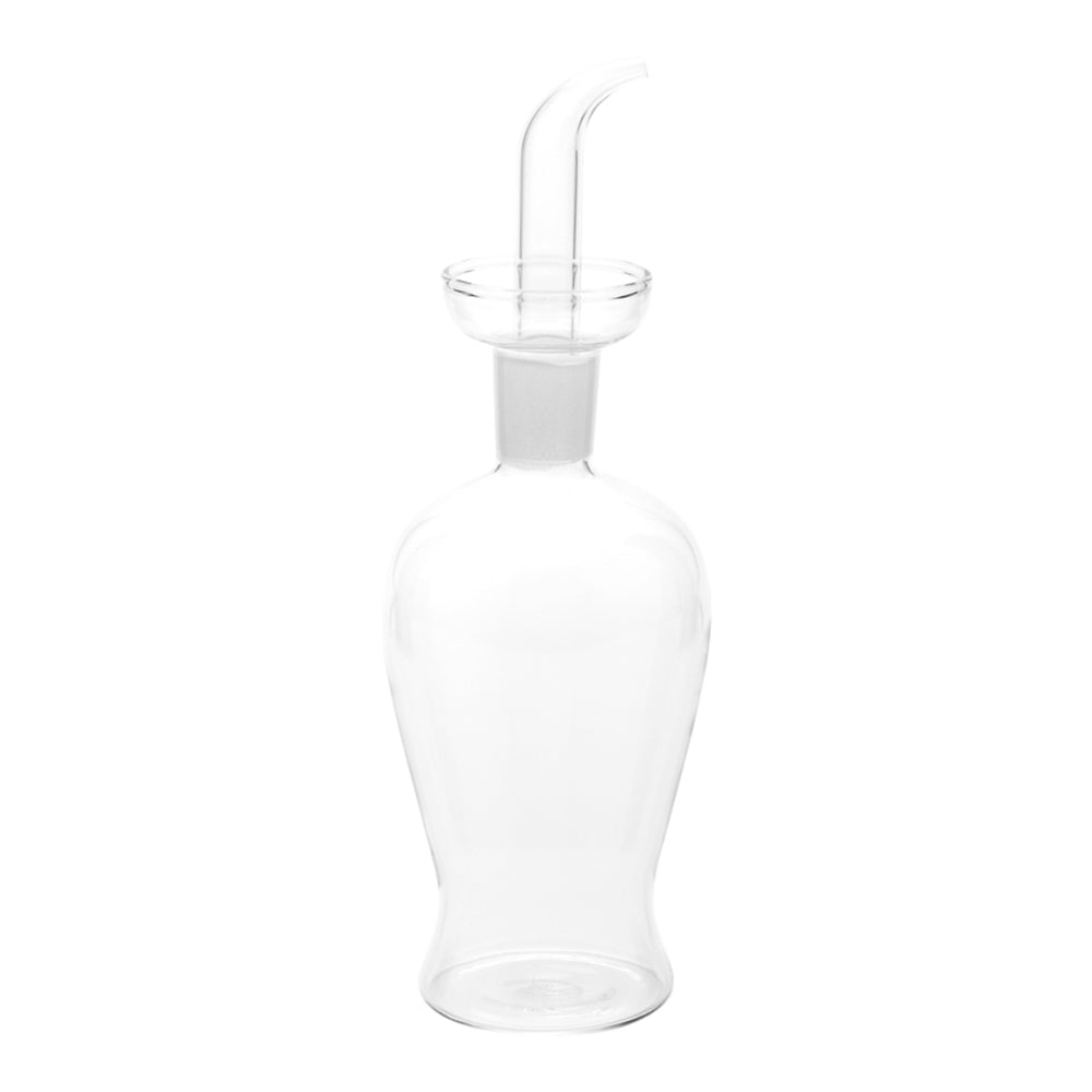 Forma Professional 9 oz Round Oil Dispenser Bottle - Blown Glass - 2 3/4" x 2 3/4" x 6 1/4" - 1 count box