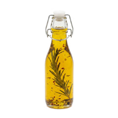 Vetri 9 oz Round Glass Nostalgic Bottle - Swing Top - 2 1/4