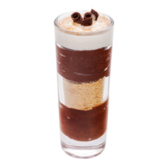 Mini Serve 3 oz Round Glass Mini Cannello Dessert Shooter - 1 1/2