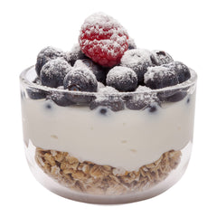 Mini Serve 5 oz Round Glass Small Parfait Dessert Cup - 3
