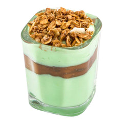 Forma professional 3 oz Glass Square Dessert Shot Glass - 2