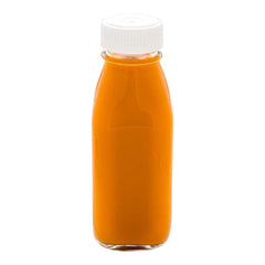 French Countryside 10 oz Glass Square Bottle - Tamper-Evident Cap - 2 1/4