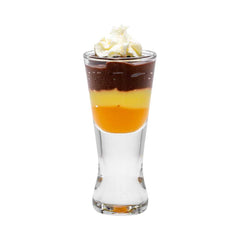 Forma professional 2 oz Concave Dessert Shot Glass - 1 3/4