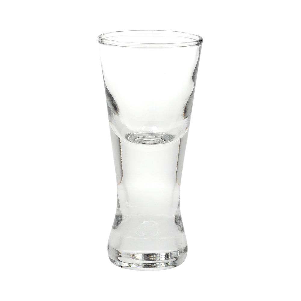 Forma professional 2 oz Concave Dessert Shot Glass - 1 3/4" x 1 3/4" x 4 1/4" - 60 count box