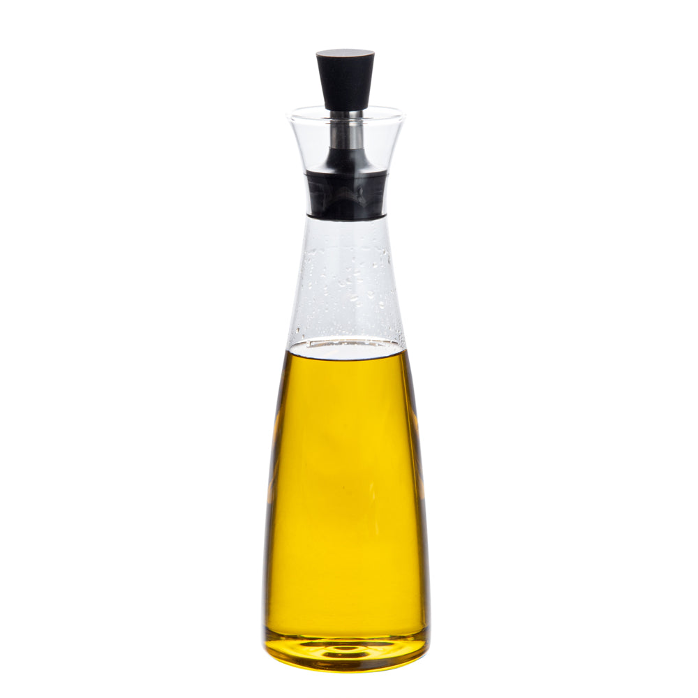 Forma Professional 17 oz Glass Oil Bottle - Borosilicate - 3" x 3" x 10 1/2" - 1 count box
