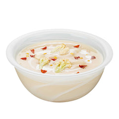 Vetri 16 oz Round White Glass Solar Bowl - 6