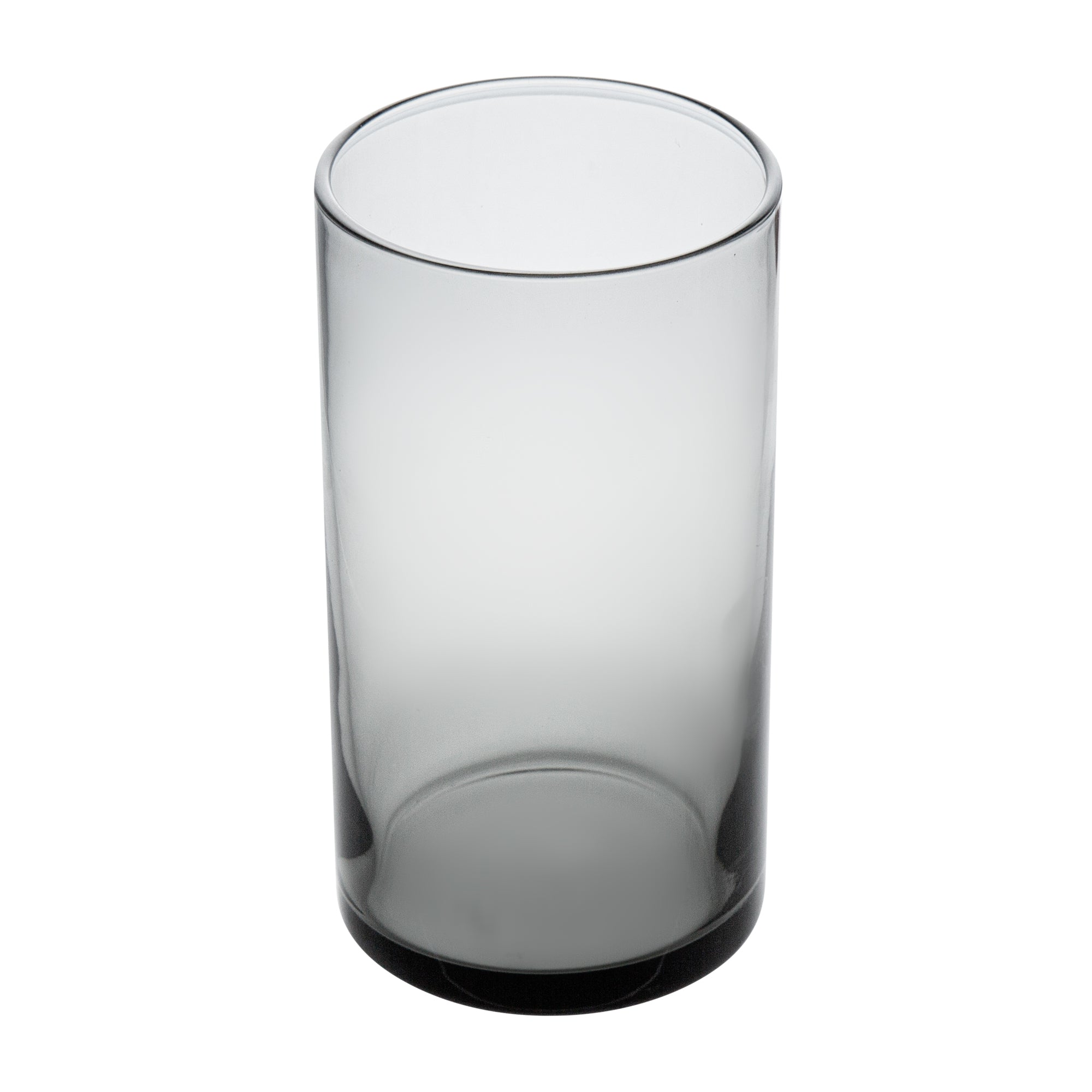 Vetri 16 oz Gray Beverage Glass - 3" x 3" x 5 1/2" - 24 count box