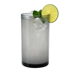 Vetri 16 oz Gray Beverage Glass - 3