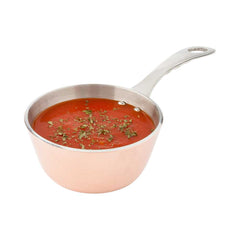 Met Lux Round Copper and Stainless Steel Mini Sauce Pan - 7