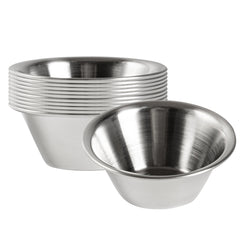 Met Lux 2 oz Stainless Steel Condiment Cup - 2 3/4