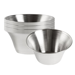 Met Lux 6 oz Stainless Steel Condiment Cup - 3 3/4
