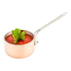 Met Lux 2 oz Copper Stainless Steel Mini Sauce Pan - 5