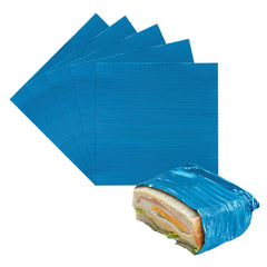 Foil Lux Electric Blue Aluminum Wrap and Basket Liner - Ripple - 12