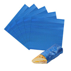Foil Lux Royal Blue Aluminum Wrap and Basket Liner - Ripple, Polka Dot - 12