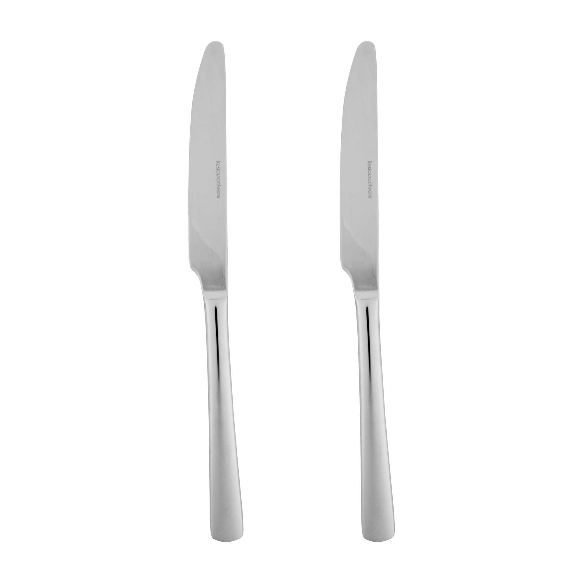 Speculo 13/0 Stainless Steel Table Knife - 9" - 2 count box