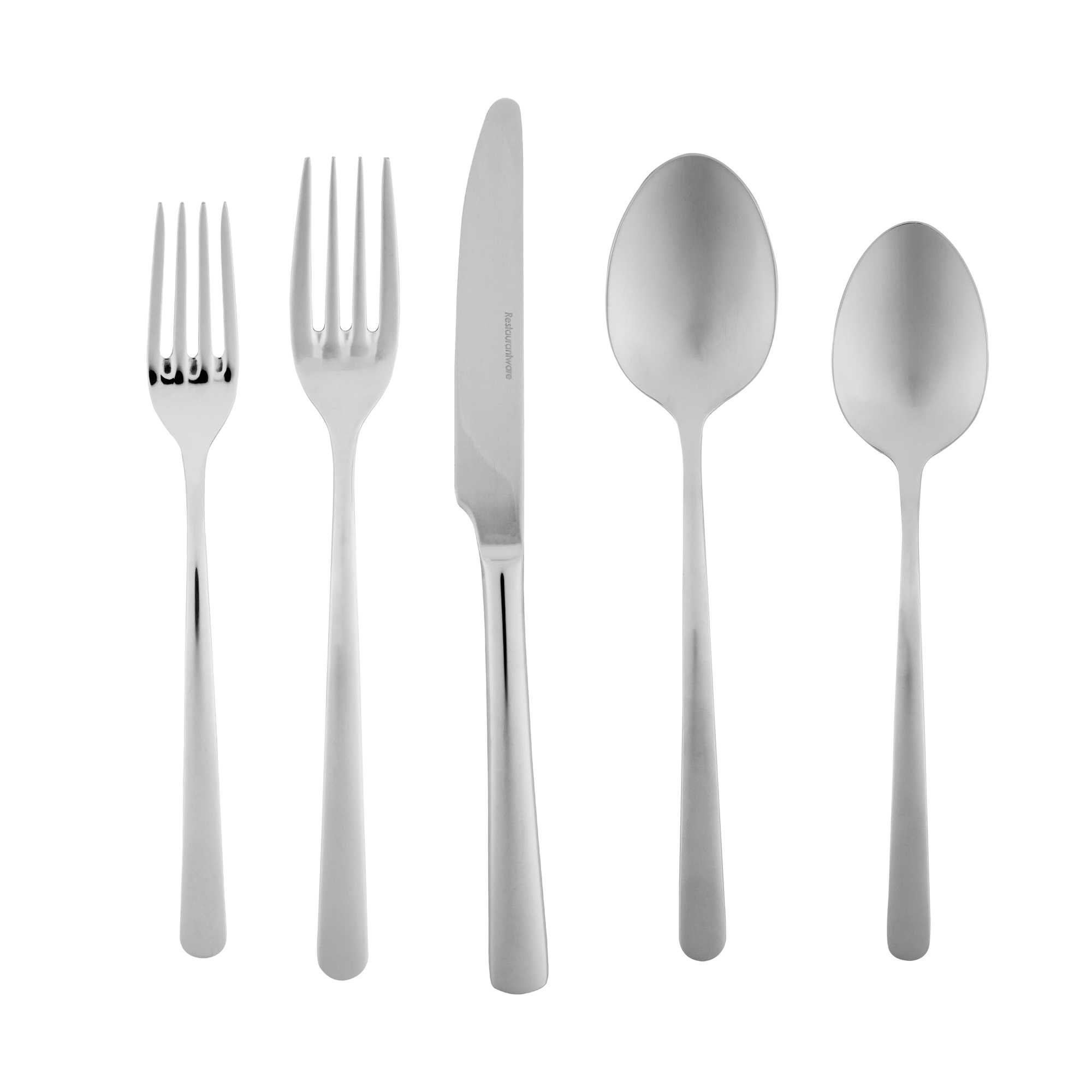 Speculo 18/10 Stainless Steel Flatware Set - with Service for 2 - 10 count box