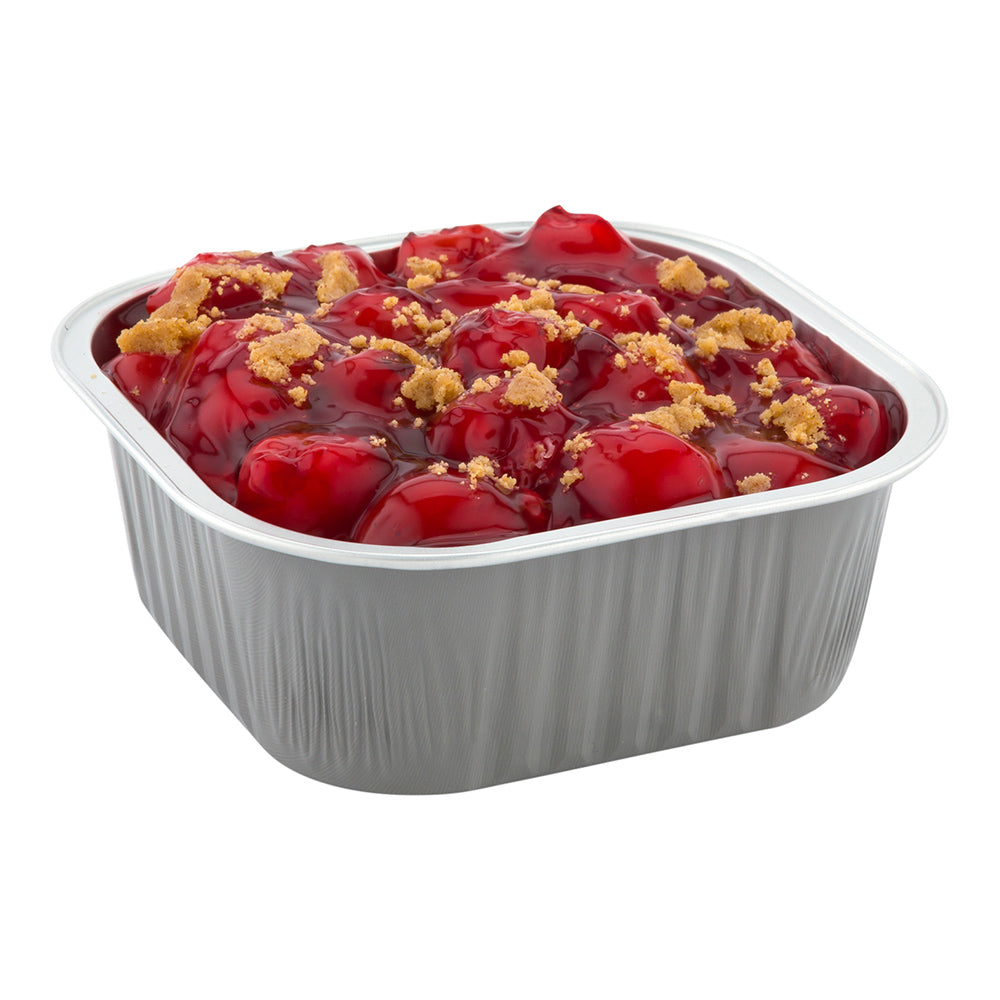 Foil Lux 10 oz Square Gray Aluminum Baking Cup - 4 1/4" x 4 1/4" x 1 1/2" - 100 count box