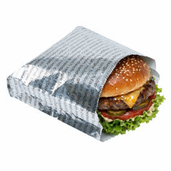 Bag Tek Paper Printed Burger Foil Bag - 6