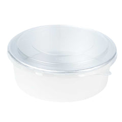 Foil Lux Clear Plastic Take Out Container Lid - Fits 45 oz - 50 count box