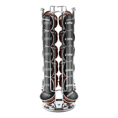 Restpresso Iron Coffee Pod / Capsule Holder - Revolving, Holds 24 Dolce Gusto Pods - 5 1/2