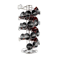 Restpresso Stainless Steel Coffee Pod / Capsule Holder - Revolving, Holds 35-50 K-Cups - 7