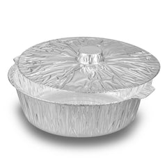 Foil Lux 8 qt Aluminum Foil Pot - with Lid - 15 1/2