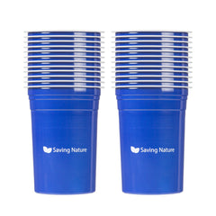 Saving Nature 20 oz Blue Aluminum Drinking Cup - 3 3/4