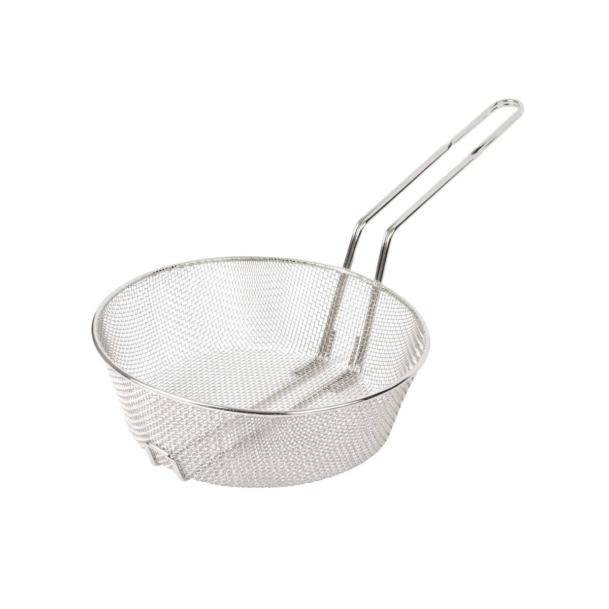 Met Lux Round Nickel-Plated Fine Mesh Culinary Basket - 10" - 1 count box