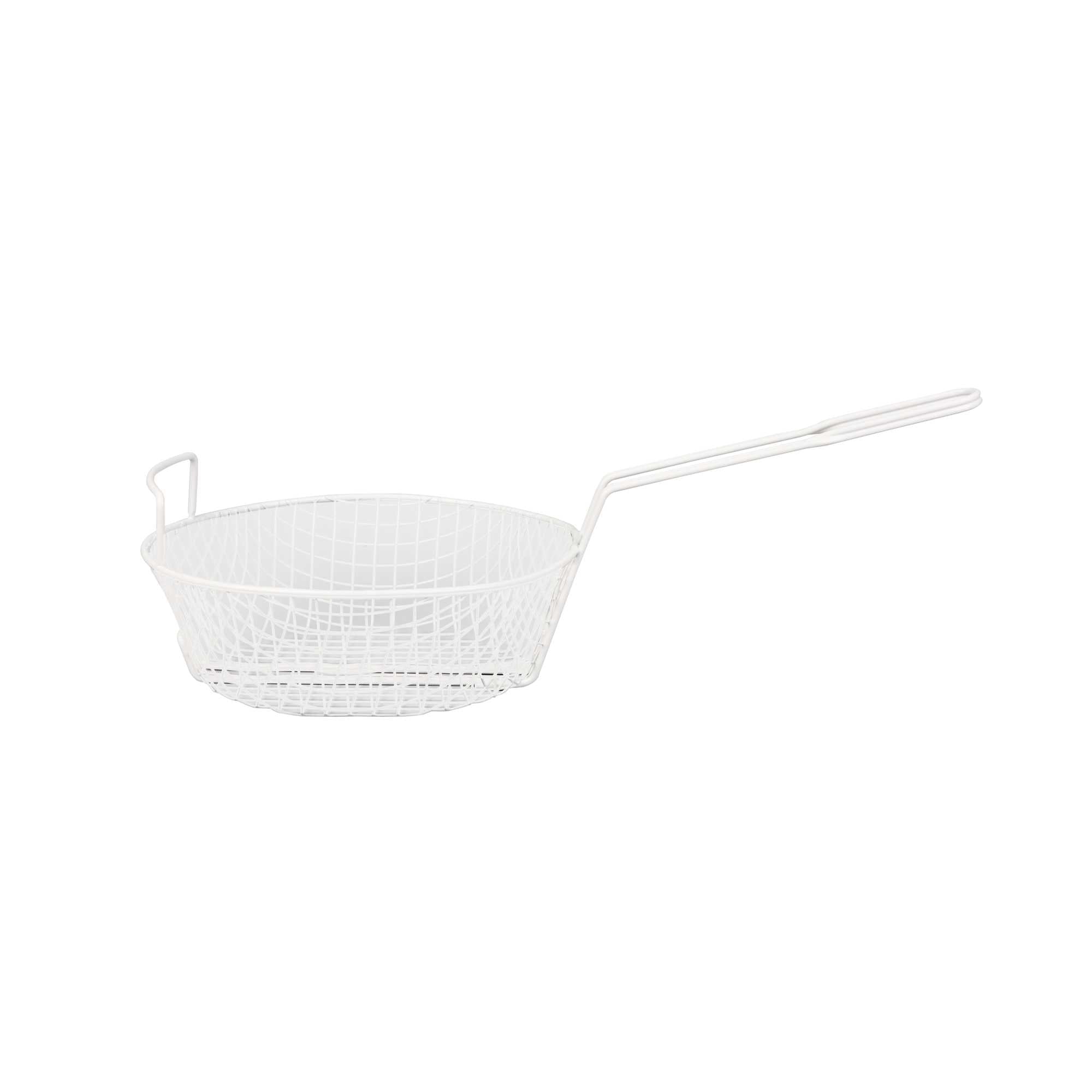 Met Lux Epoxy-Coated Coarse Mesh Breading Basket - with Helper Handle - 10" - 1 count box