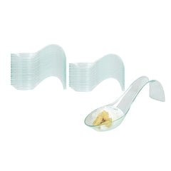 Mini Serve Seagreen Plastic Stiletto Spoon - 5