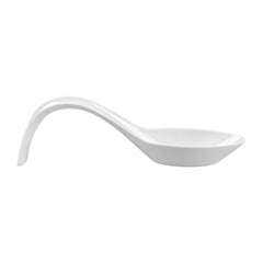 Mini Serve White Plastic Stiletto Spoon - 5