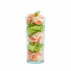 Bev Tek 5 oz Round Seagreen Plastic Cannello Cocktail Glass - 1 3/4