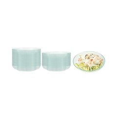 Mini Serve Round Seagreen Plastic Mini Rotondo Plate - 3 1/4